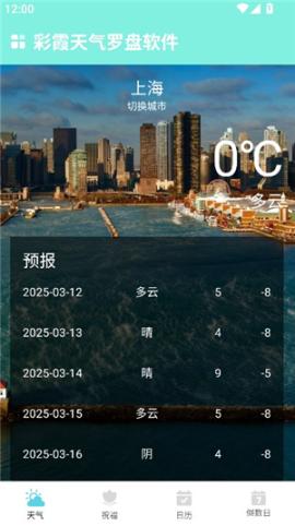 彩霞天气预报[图1]