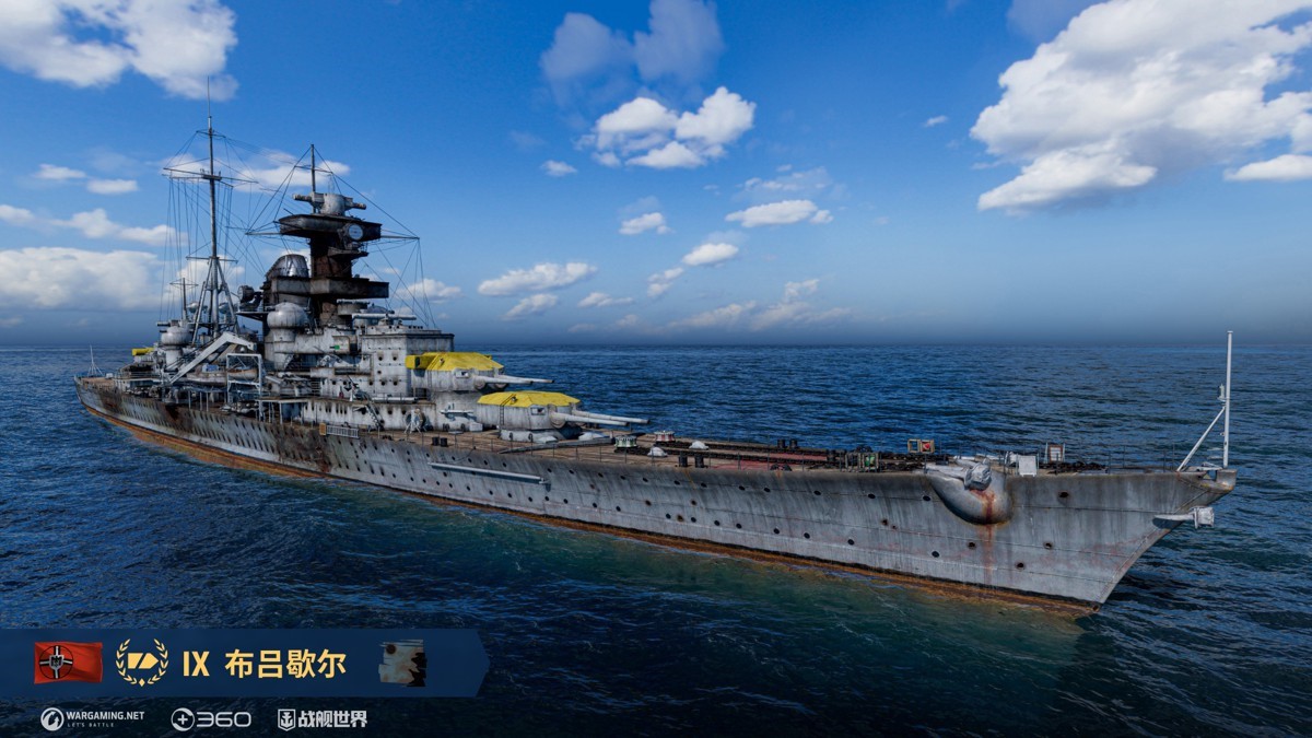 无情的侧面打击者 《战舰世界》布吕歇尔驶入造船厂[图2]