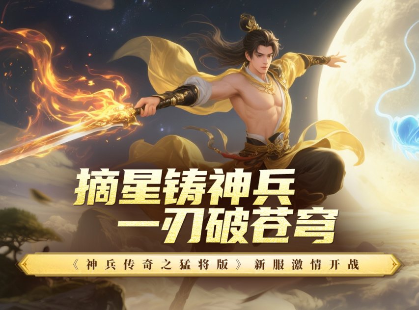 剑指星辰！《猛将OL》新服【星辰阁】7月16日燃爆江湖，豪礼先到先得！[图4]