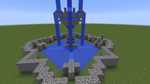 我的世界喷泉怎么做