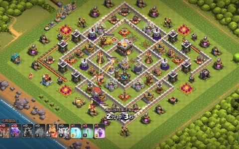 部落冲突十一本怎么摆[图2]