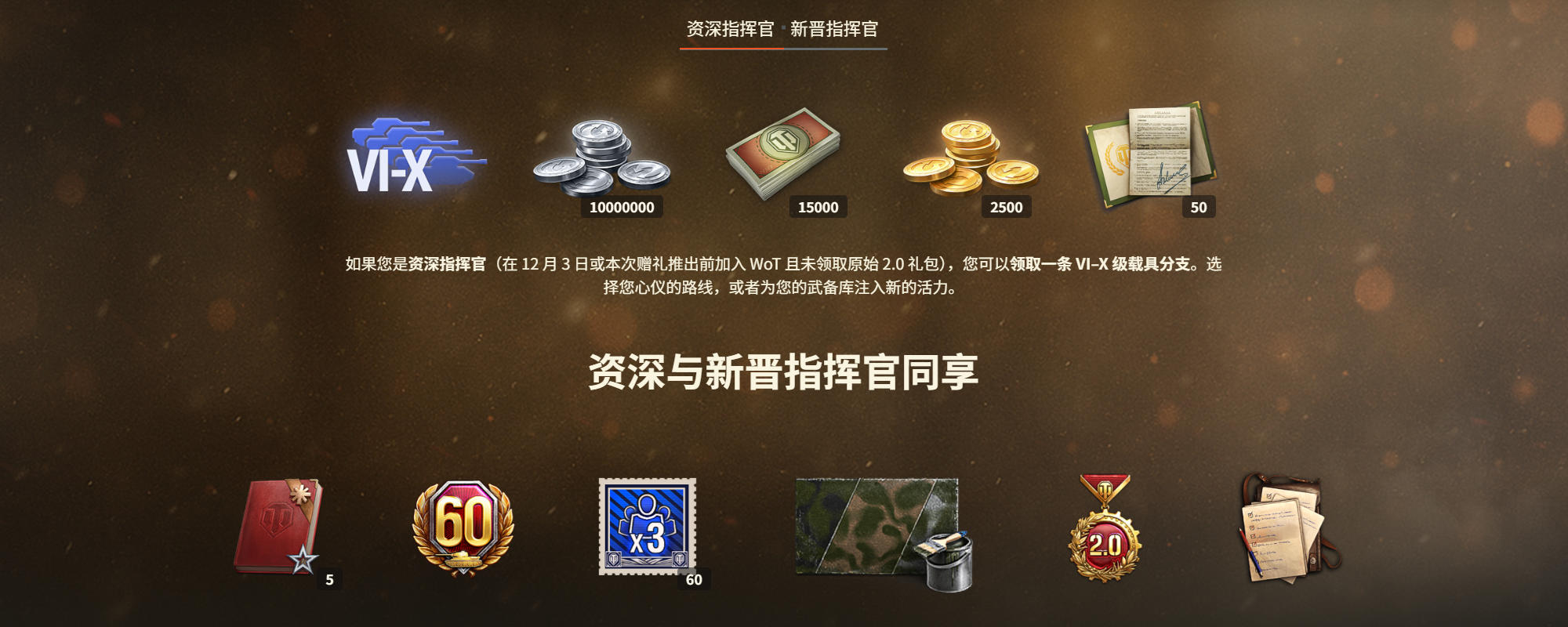 坦克世界“当之无愧”年度嘉奖开启，免费领取自选科技线！[图3]