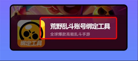 荒野乱斗账号绑定工具[图1]