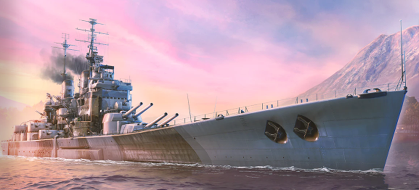 《战舰世界》抗压船的答案，耐修“宝剑”的顶点！学会骗炮，这片大海你说了算！[图1]