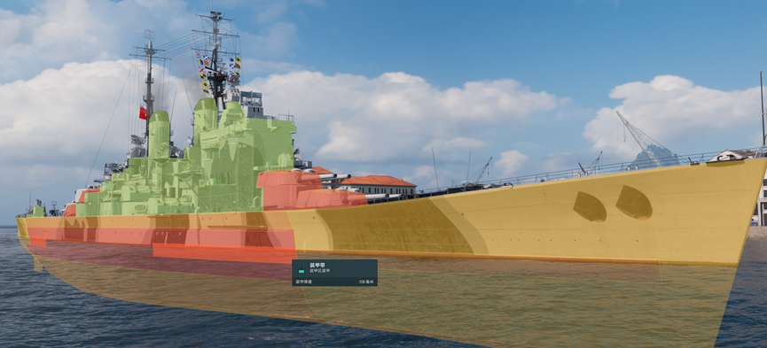 《战舰世界》抗压船的答案，耐修“宝剑”的顶点！学会骗炮，这片大海你说了算！[图6]