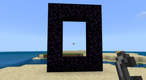 我的世界怎么做地狱门