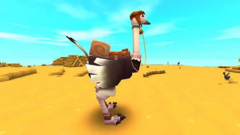 迷你世界怎么骑鸵鸟[图1]