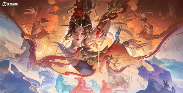 绝美盛唐风 貂蝉马年限定皮肤官宣：大招重现万里山河图[图1]