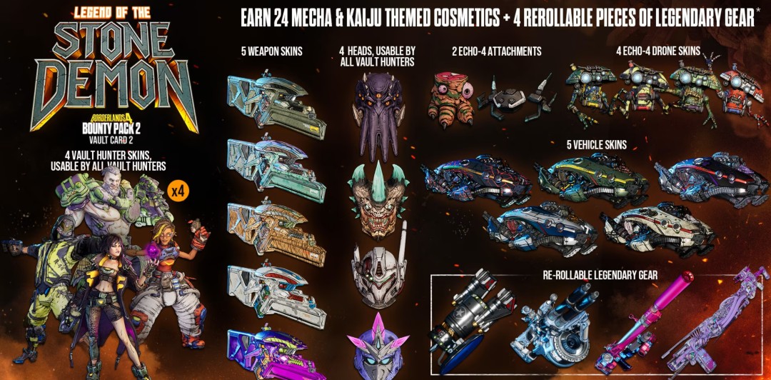 《无主之地4》赏金包2 2月26日上线 新增珠光级稀有装备[图4]