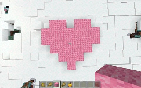 我的世界心形怎么摆[图2]